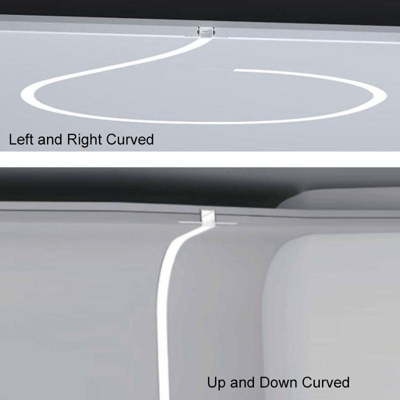 Architectural Series 6012 Trimless Curved LED Channel For 10mm Flexible Strip Lights Architectural Series 6012 Trimless Curved LED Channel For 10mm Flexible Strip Lights